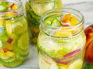 Peach & Jalapeno Pickles (16oz)
