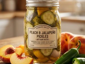 Peach & Jalapeno Pickles (16oz)